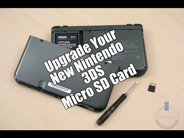 How To Upgrade Your New Nintendo 3DS XL SD - YouTube