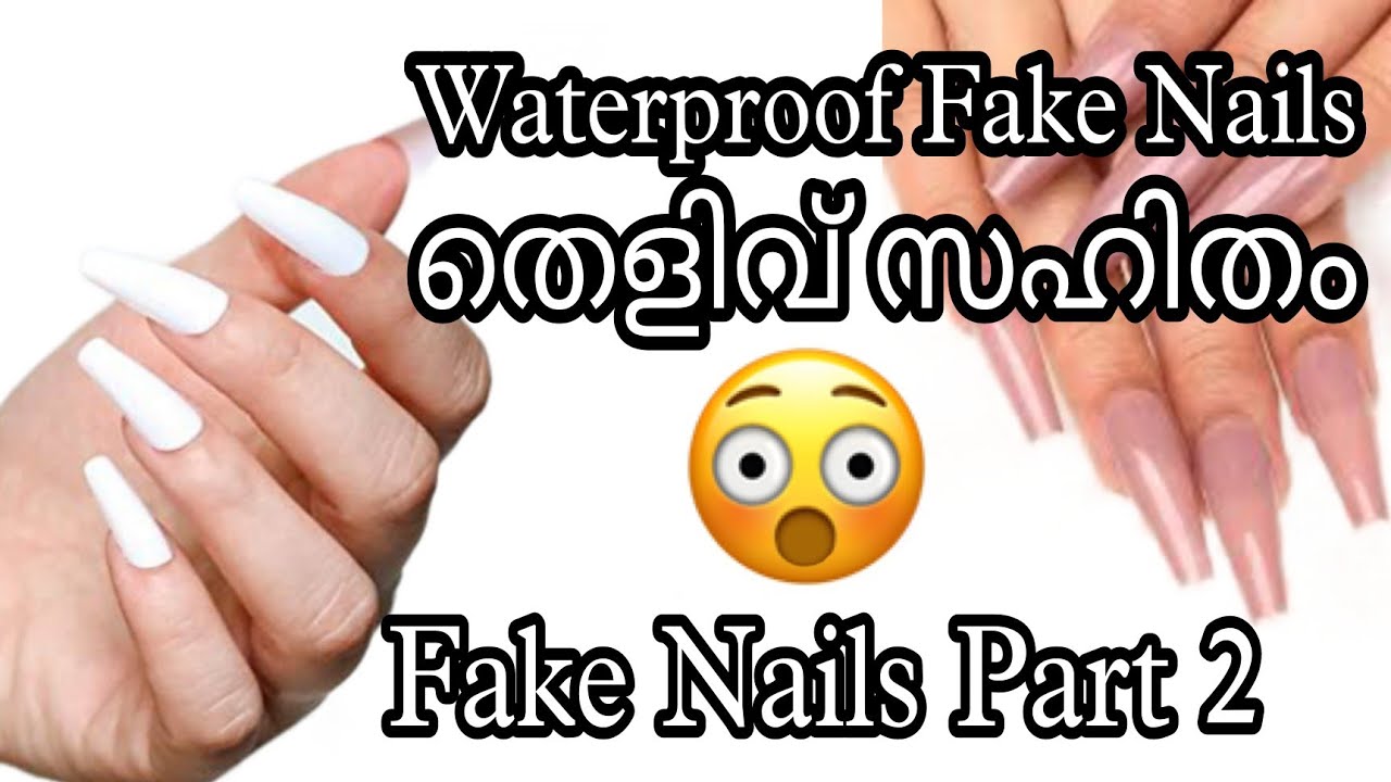 DIY Fake Nails Part 2/Paper Craft/waterproof Nails DIY YouTube