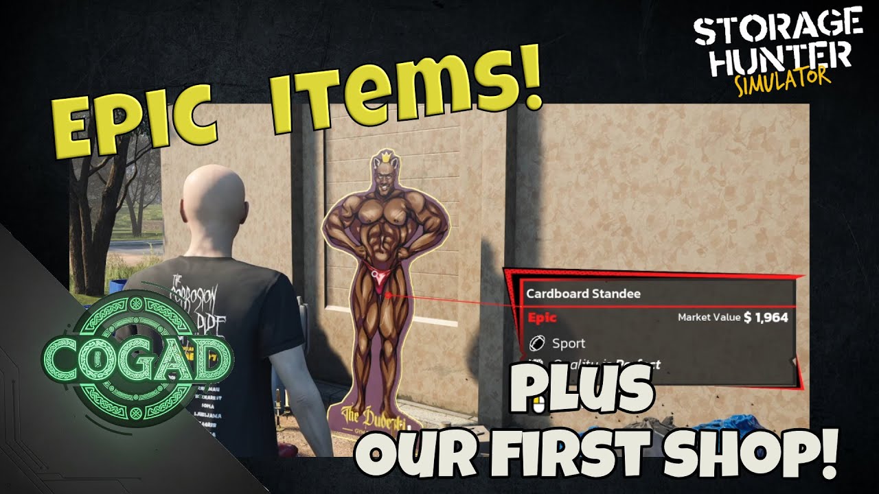 Epic Items help buy our first store!
