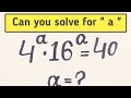 Solve for a in this nice Algebra Equation | Maths Olampiad Mathematics 