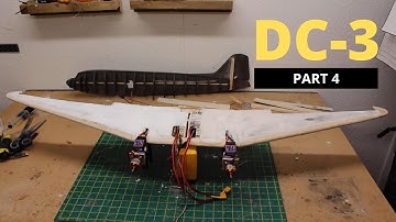 RC Douglas DC-3 RC Plane Scratch Build - Part 4