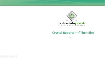 SAP Crystal Reports - If Then Else