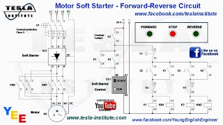 Motor Soft Starter   Forward Reverse Circuit screenshot 2