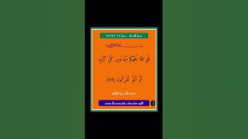 سورة الانعام - سورة 06 - اية (64)
