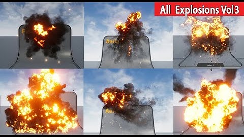 All Explosions Vol3 VFX Pack