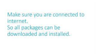 Install Required Packages with pip