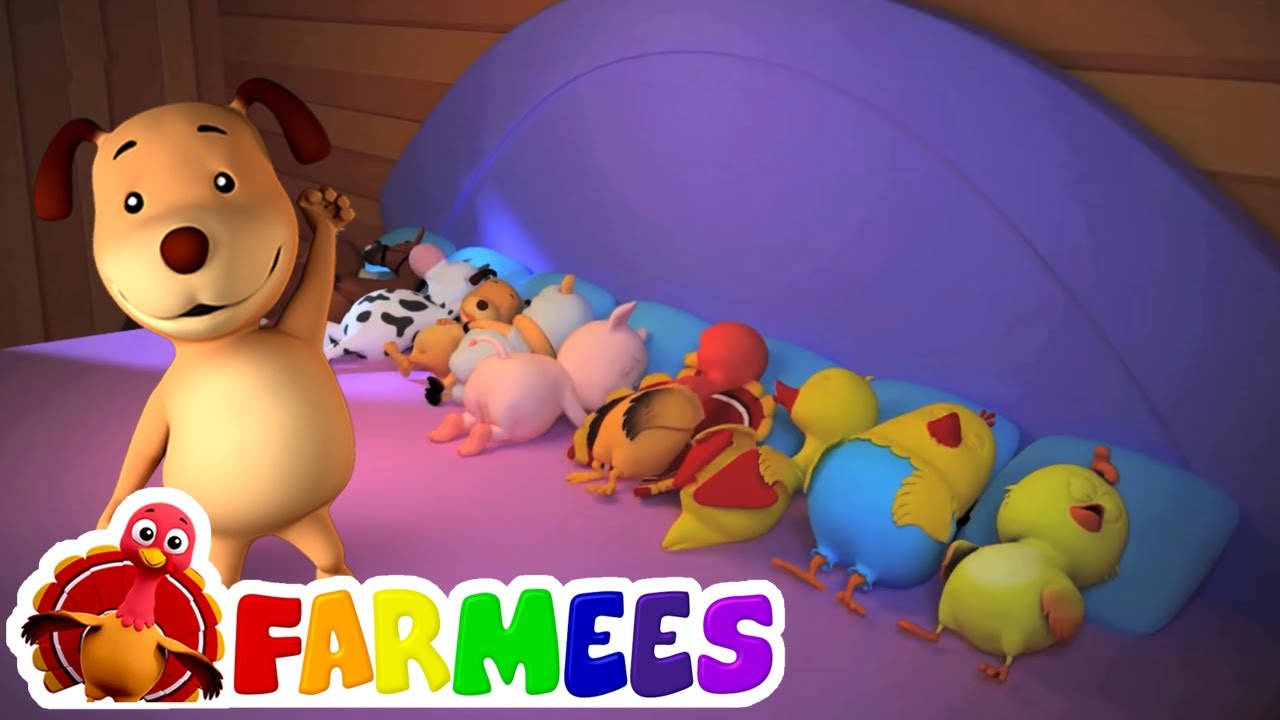 Yatakta on | Bebekler için popüler şiir | Farmees Türkçe | Okul öncesi eğitim