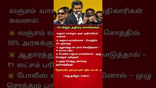 Tamil Nadu CM Vijay’s Powerful Warning Against Corruption Goes Viral! #motivation#ezhtamilaa#cmvijay