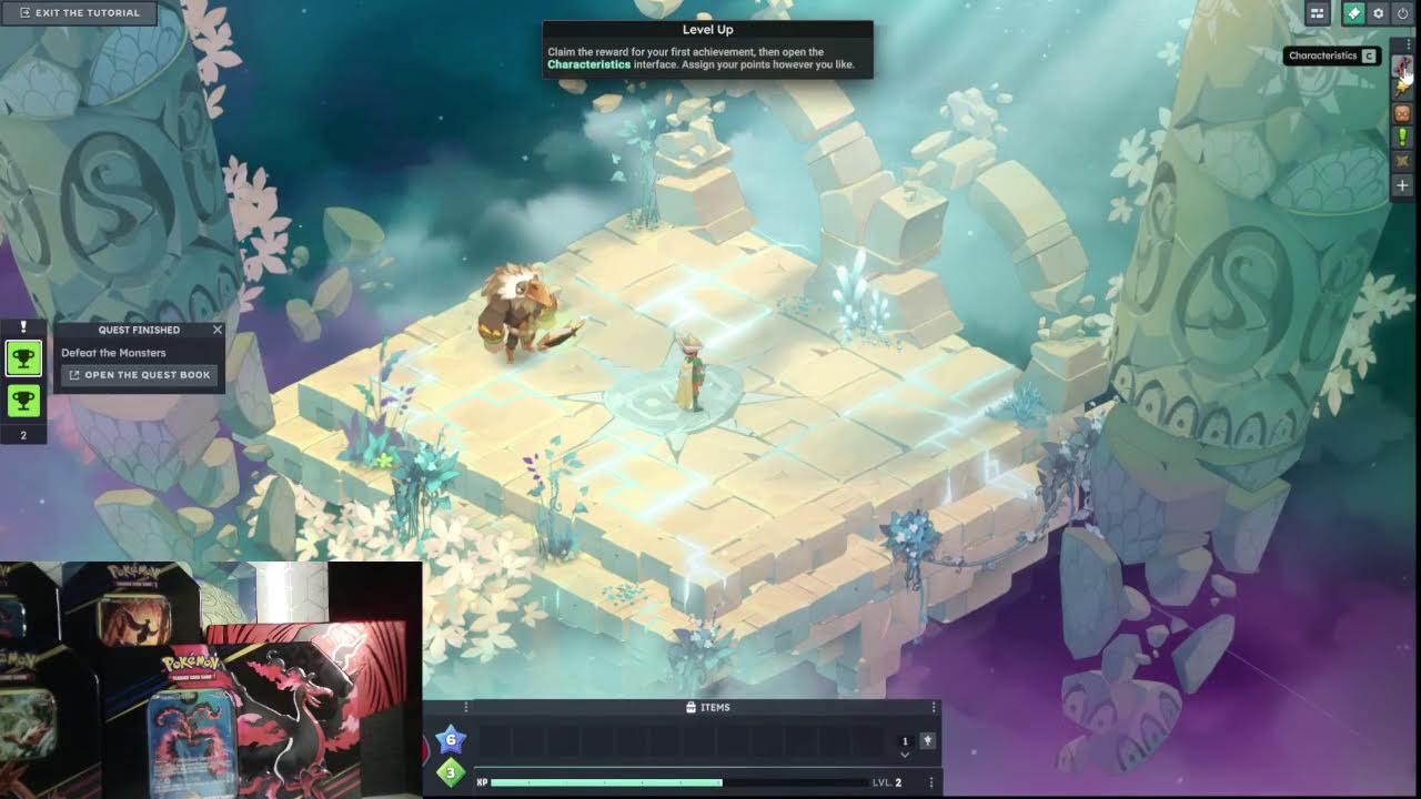 Playing Dofus 3 and maybe openign some pokemon TCG  booster