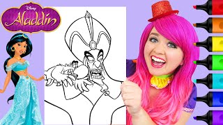 Coloring Jafar (Aladdin) | Disney Villains | Markers