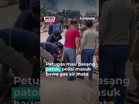 Bentrokan Antara Polisi dan Warga Pecah di Rempang, Batam