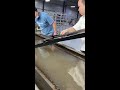 Carbon fiber water transfer printing for automotive interior parts, accurately reproducing the