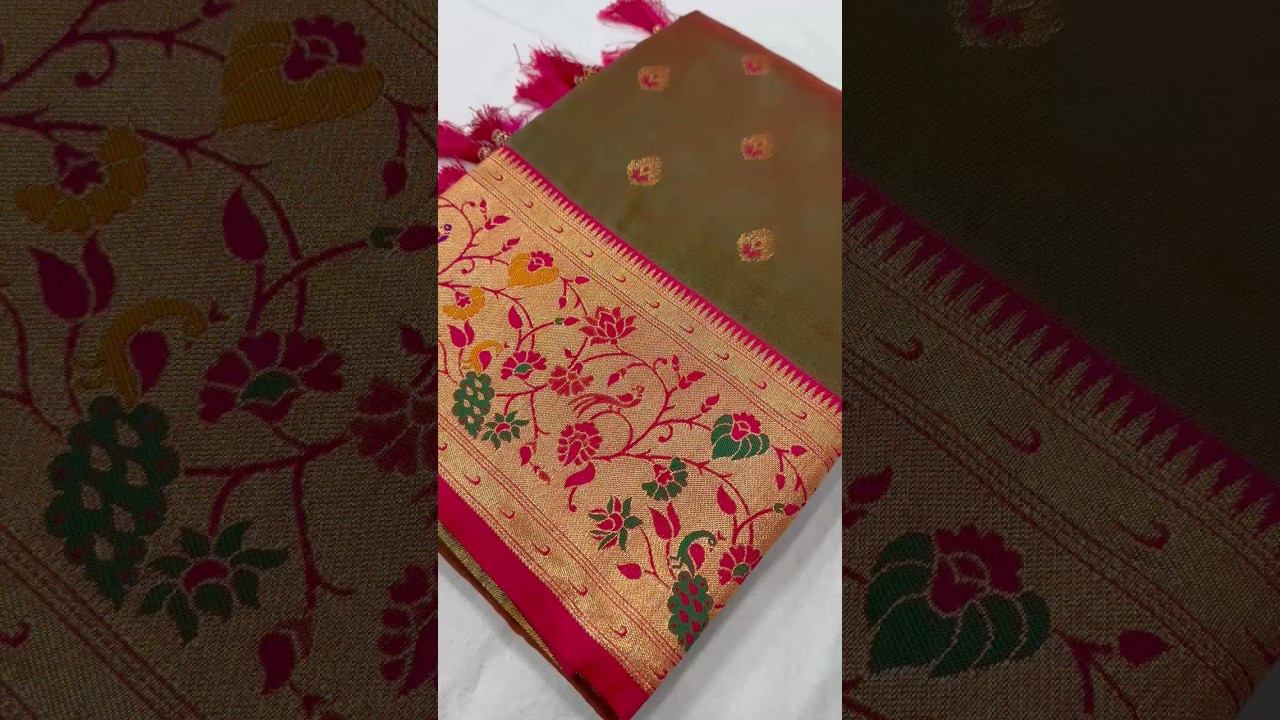 Traditional Wedding Paithani Soft Silk Saree