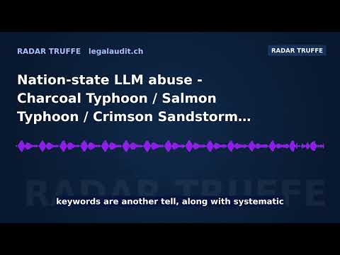 Nation-state LLM abuse — Charcoal Typhoon / Salmon Typhoon / Crimson Sandstorm