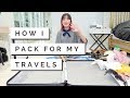 How I Pack My Suitcase (Travel Packing Tips) | Camille Co