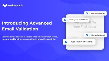Introducing: Advanced Email Validation