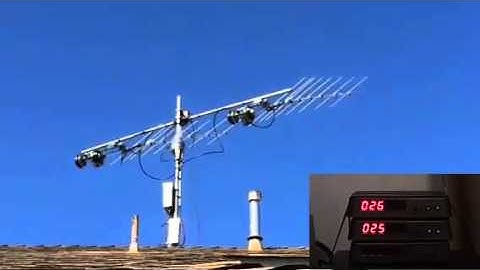 EME Antenna Array - 2X8 RP  by KK6FAH