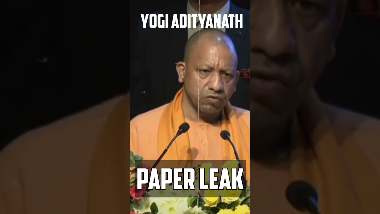 Yogi speech on Paper leak 