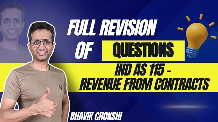 IND AS 115 REVENUE | FULL REVISION with IMPORTANT QUESTIONS