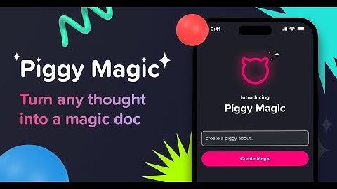 Piggy Magic - criminally easy mobile-friendly content creation