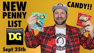 NEW DOLLAR GENERAL PENNY LIST - 9.25.18