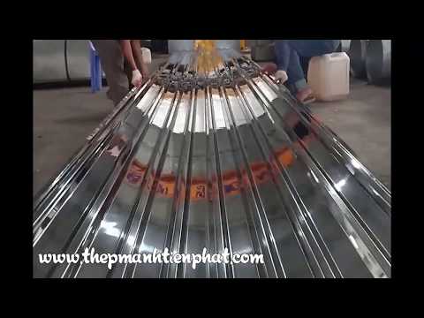 Video Tôn Inox 304, 201 5 sóng, 9 sóng, 13 sóng giá rẻ nhất... - youtube