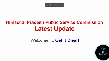 HPPSC | Latest Update | Personality Test Dates & Screening Test Result Announced | Must Watch.