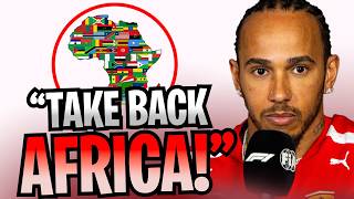 Racist MAD Lewis Hamilton Said "Take Africa Back" - Let's Deconstruct