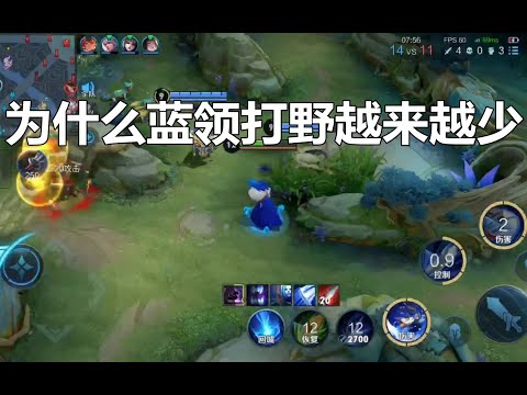 王者荣耀：为什么蓝领打野越来越少？