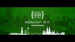 denkwerk Neve Code Alone Event 19.11.2016 Köln Startplatz