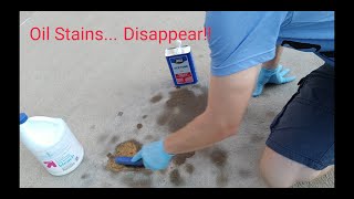 Driveway Oil Stains  Bleach or Acetone?