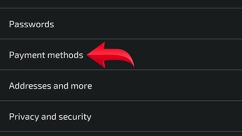 Chrome mein payment methods on off kaise kare, How to turn on off payment methods in chrome
