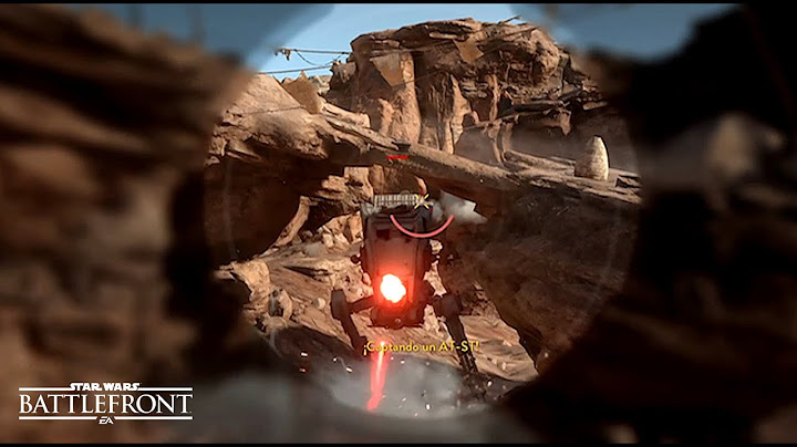 Como destruir un AT-ST aka ATAQUE ORBITAL