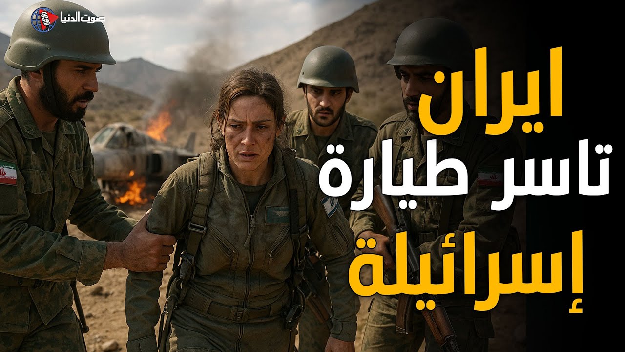 المشهد الذي هزّ إسرائيل – طيارة مقاتلة تقع في قبضة إيران!