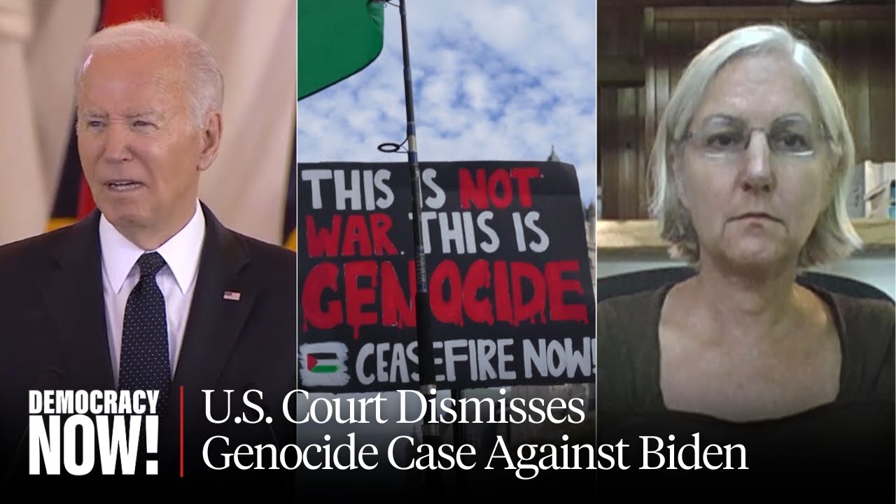 “Blank Check” for Genocide: Court Dismisses Palestinians’ Case Against Biden Admin over Gaza War