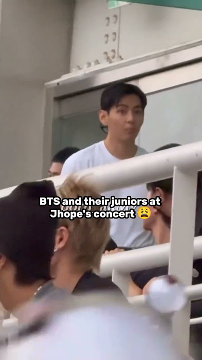 BTS and their juniors 😭💗#bts #hybe #jhope #kpop #bighitnewboygroup #bighitnbg #bighit #txt