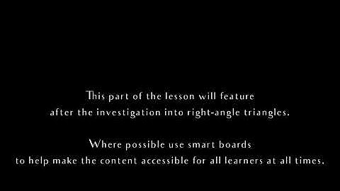 EUN121 - Planning - Trigonometry Lesson Plan by Emily Sprake