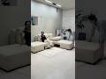 White Minimalist Sofa Bed | Transformable Design for Flexible Living #home #furniture #interior