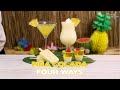 Piña Colada Four Ways