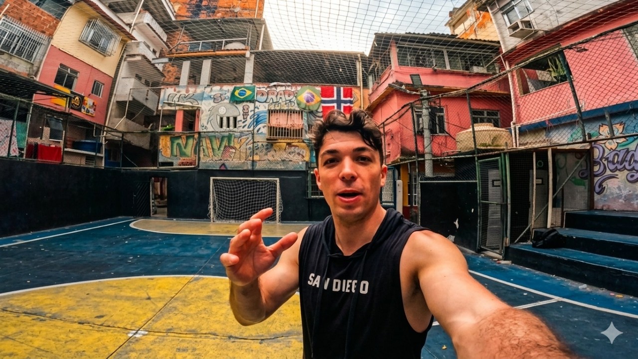 ENTRO SOLO EN UNA FAVELA  EN BRASIL 🇧🇷
