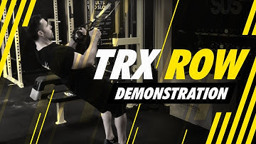 TRX Row - Exercise Demonstration