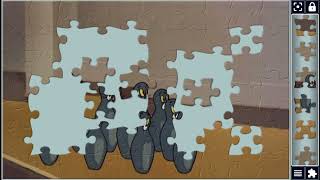 Tom 😸Becomes The Pins📍, Jerry’s 🐭Got The Ball 🎱 #tomandjerry 🧩🧩jigsawpuzzlejourney🧩🧩 screenshot 4