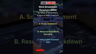 Pmp Qas Work Breakdown Structure  Wbs Mcqs  Wbs