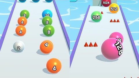 Ball Run 2048 🎱😷 - All Levels Gameplays  Android, iOS part 112