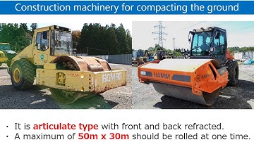 Autonomous compaction work of vibrating roller using field-installed LIDARs