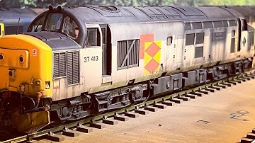 Heljan 7mm class 37 sound fitted and weathered
