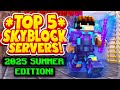 TOP 5 SKYBLOCK SERVERS *SUMMER 2025* EDITION | Bedrock &amp; JAVA BEST Skyblock | 1.8/1.19/1.20/BEDROCK