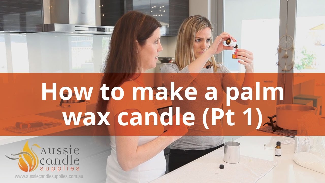 Palm Wax Candle Making