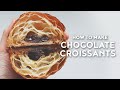 How to make Chocolate Croissants | Pain au Chocolat | Chocolatine Recipe