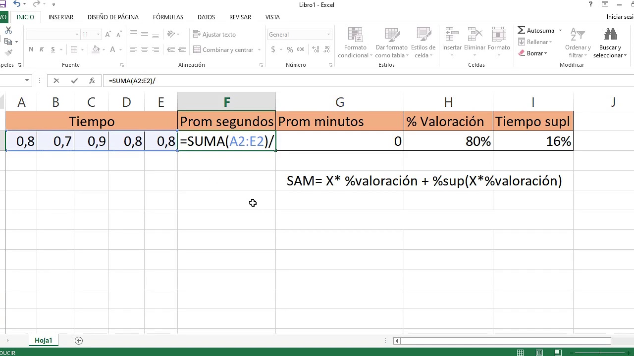 Video tutorial-Cálculo de Tiempo estandar - YouTube